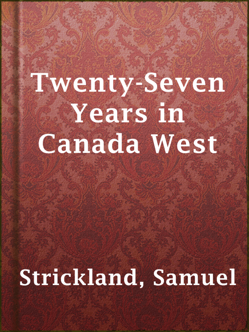 Twenty-Seven Years in Canada West 的封面图片